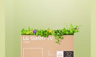 LG-TV - ekologinen ja ympäristöystävällinen pakkaus