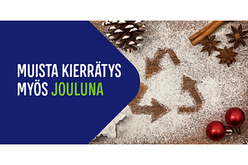 Muista kierrätys myös jouluna