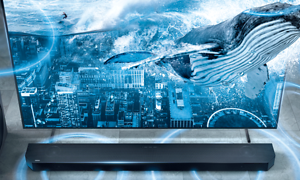 Samsung-soundbar sekä sähköaaltoja