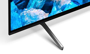 Lähikuva Sony A75K -television jalustasta