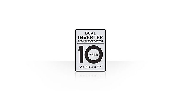 Illustration of 10 year warranty logo