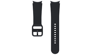 Galaxy Watch 4 -kellon musta silikoniranneke