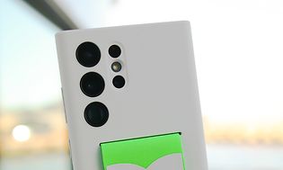 Samsung Galaxy ja S22 Ultra Green Silicone Strap -kotelo