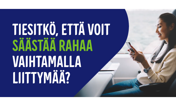 Säästä rahaa vaihtamalla liittymää