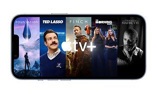 Kuva Apple TV+ -sarjasta puhelimen näytöllä