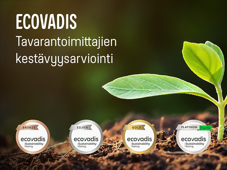 Ecovadis - Tavarantoimittajien kestävyysarviointi