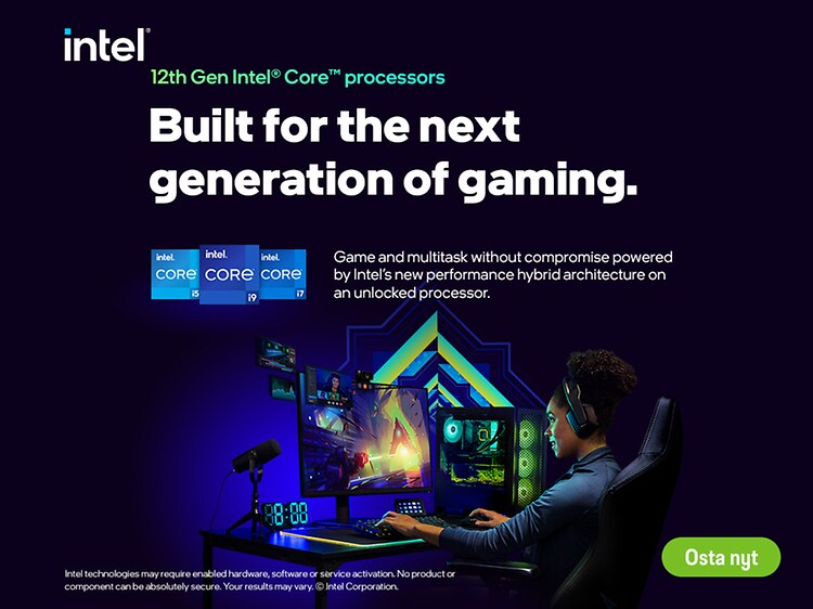 Intel 12th gen gaming