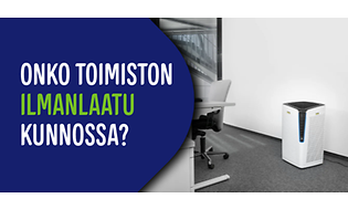 Onko toimiston ilmanlaatu kunnossa?