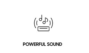 Samsung - Powerful Sound -ikoni