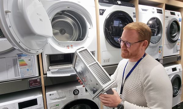 Irrotettu kuivausrummun lauhdutin 