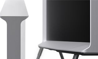 Samsung - Serif - Bouroullec-veljesten suunnittelema hienostunut TV irrotettavilla jaloilla