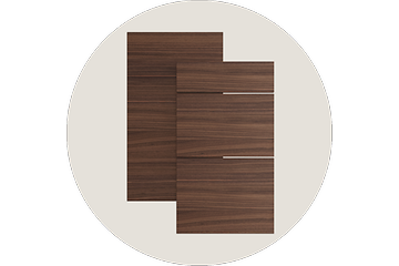 Epoq Edge Walnut -etulevyt.
