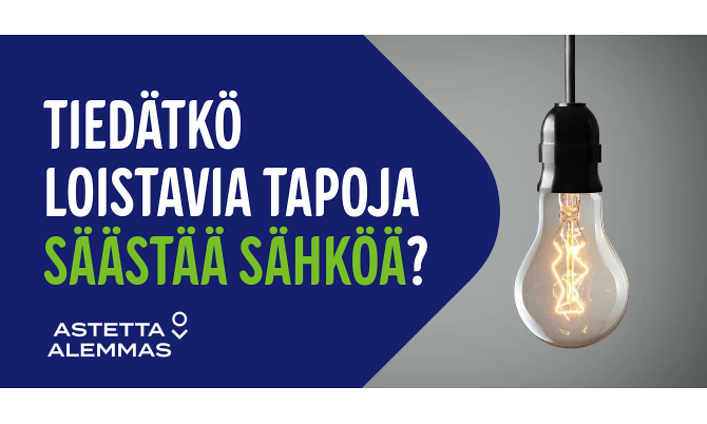 Loistavia tapoja säästää sähköä - astetta alemmas