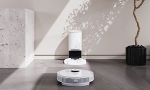 DEEBOT T9+ Auto-Empty -tyhjennystelakka ja robotti-imuri
