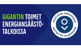 Gigantin toimet sähkönsäästötalkoissa