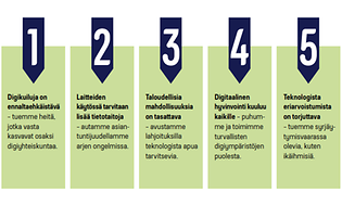 Tienviitat digitaalisen yhdenvertaisuuden tueksi