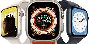 Apple Watch -tuoteperheen kolme kelloa, Apple Watch Series 8, Apple Watch SE, Apple Watch Ultra