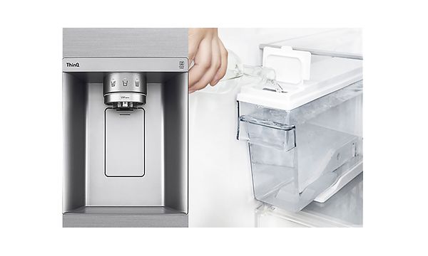 LG - Veden ja jääpalojen annostelija ilman vesiliitäntää
