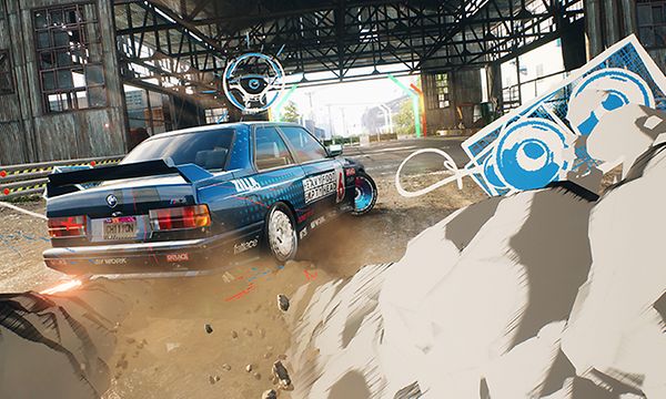 NFS Unbound - Sininen kilpa-auto