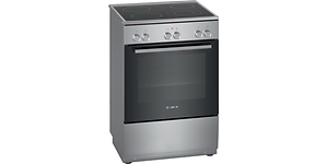 Teräksen värinen Bosch-liesi