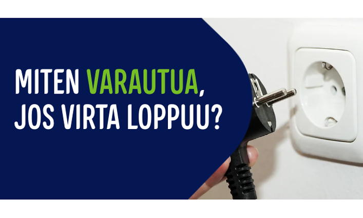Varaudu mahdollisiin sähkökatkoihin
