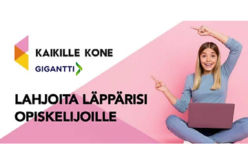 Kaikille kone -kampanja, lahjoita läppärisi opiskelijalle