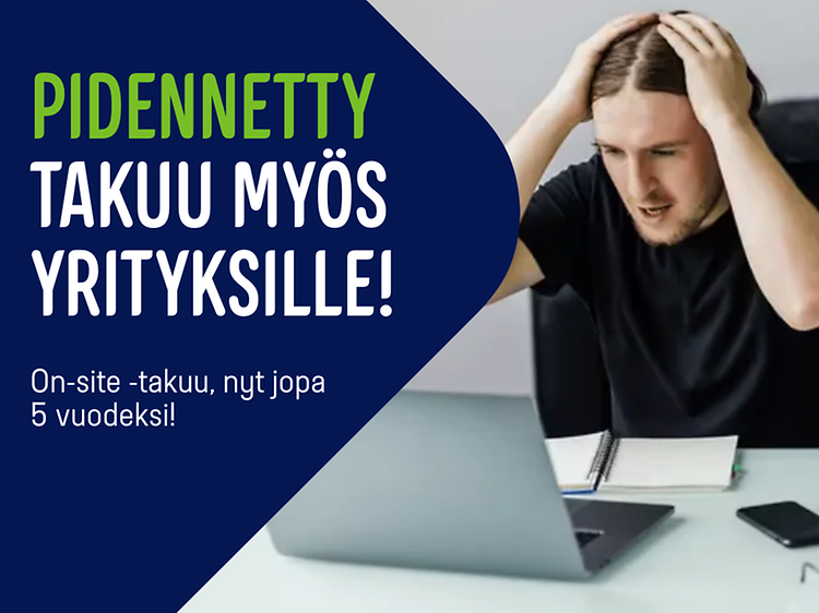 Pidennetty takuu myös yrityksille (4)