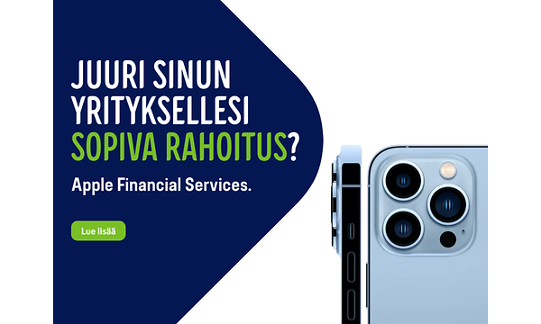 Juuri sinun yrityksellesi sopiva rahoitus Applelta