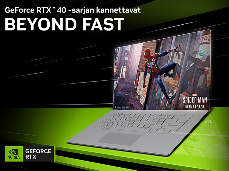 Nvidia GeForce RTX 40 series -kannettavat: Beyond fast