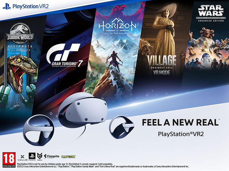 PlayStation®VR2 -banneri, jossa on PSVR2-pelejä