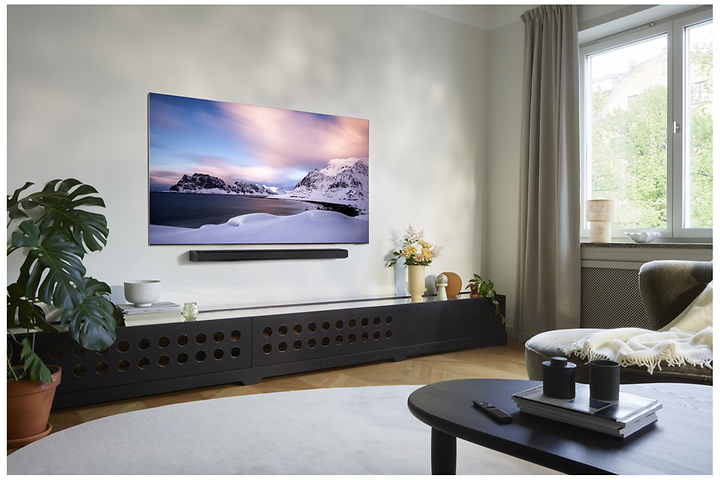 Samsung Neo Qled -televisio olohuoneessa