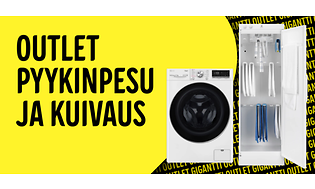 Outlet pyykärit ja kuivaus
