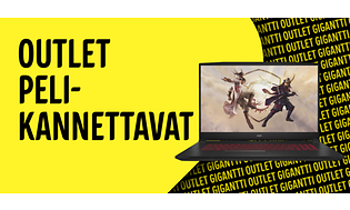 Outlet peliläppärit