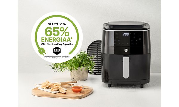 OBH Nordica EasyFry - kokkaa helposti ja vähäisemmällä sähkönkulutuksella