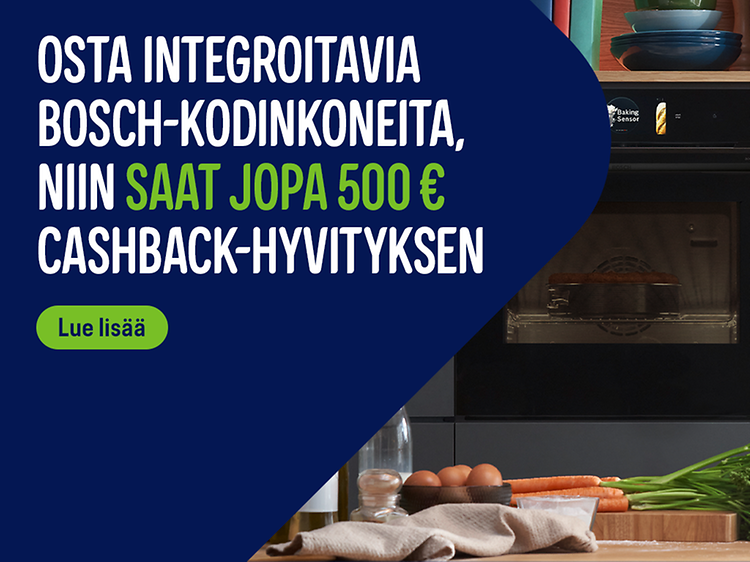 Bosch-kodinkoneet ovat hyvä valinta