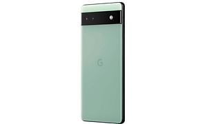 Google Pixel 6a -puhelimen takakansi, jossa näkyy sen kamera