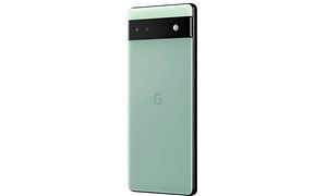 Google Pixel 6a -puhelimen takakansi, jossa näkyy sen kamera