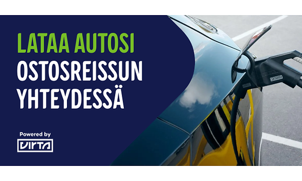 Lataa autosi ostoskäynnin aikana Gigantissa