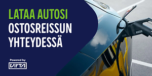 Lataa autosi ostoskäynnin aikana Gigantissa