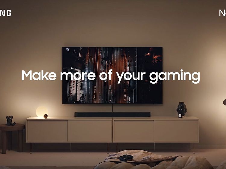 Kuvakaappaus Samsung QNED QN90C -videosta