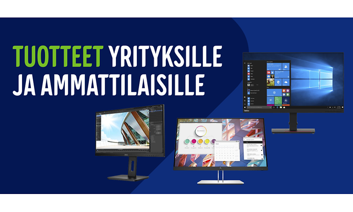 Yrityksille näytöt