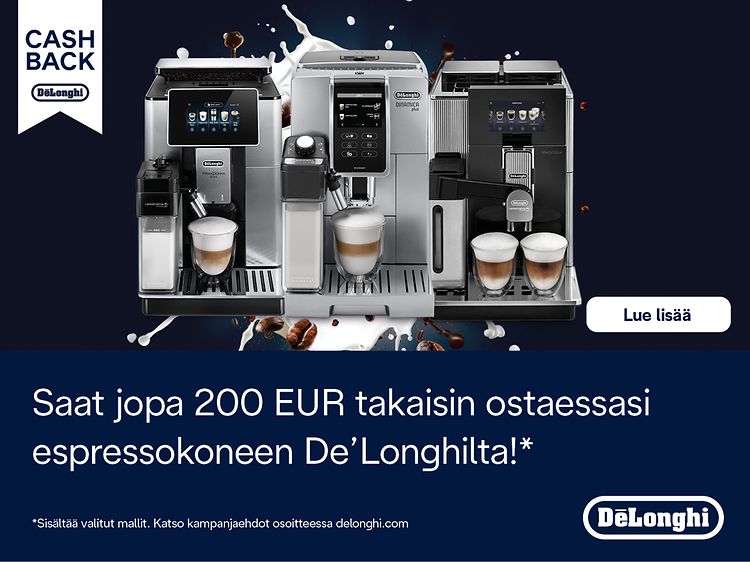 Delonghi Cashback kampanja