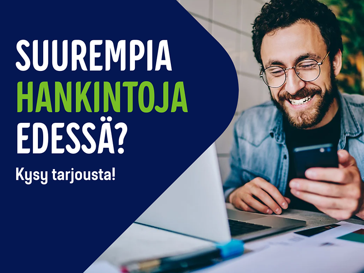 Lähetä tarjouspyyntö jos suuremmat hankinnat ovat tulossa (5)