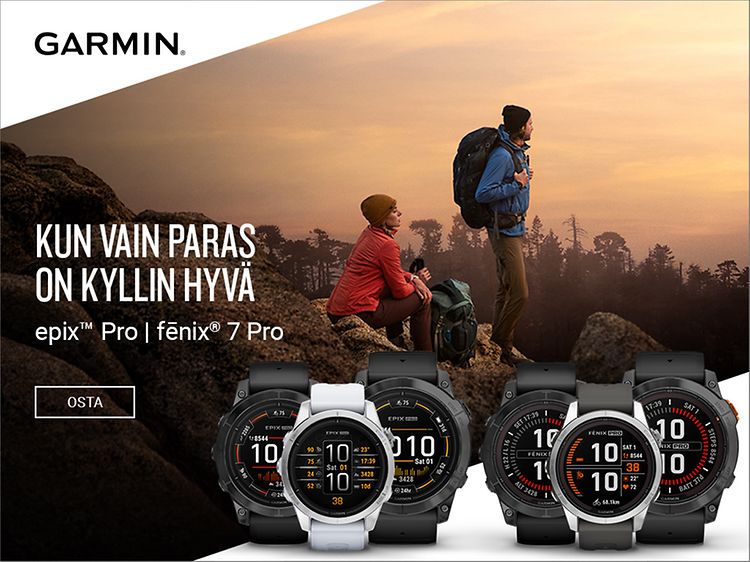 Garmin Epix gen. 2 Pro & Fenix Pro - kun vain paras on kyllin hyvä!