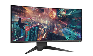 Alienware-näyttö pelimateriaalilla