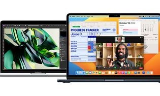 Kaksi Mac-kannettavaa vierekkäin - Applen tehokkaat kannettavat tietokoneet