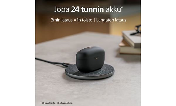 Sony WF-1000XM5 täysin langattomat in-ear kuulokkeet