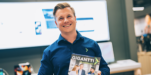 Rekisteröidy yritysasiakkaaksi - Gigantin yritysasiantuntija myymälässä