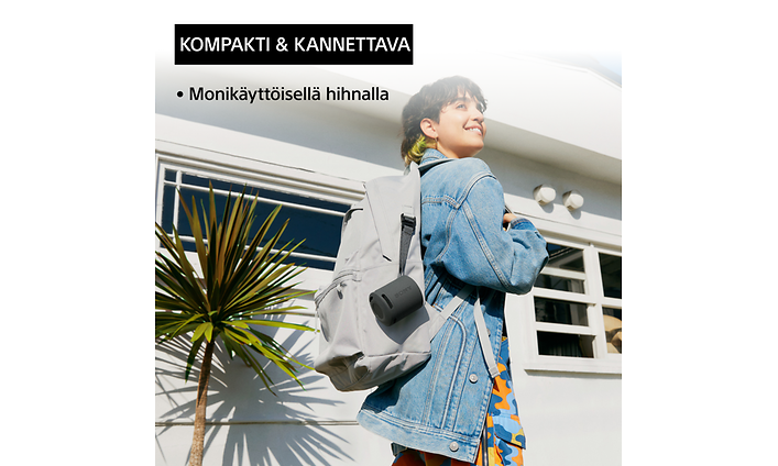 Kompakti, kannettava Sony SRS-XB100 - kaiutin