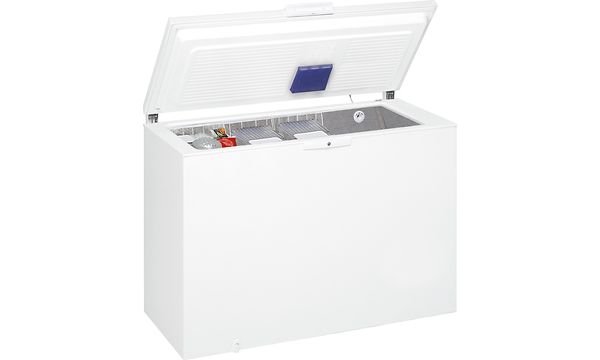 Whirlpool - Avoinna oleva Whirlpool W390FO -arkkupakastin